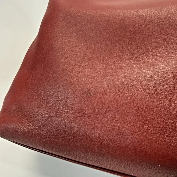 Vintage Coach Legacy Hobo Shoulder Hand Bag Red Leather Costa Rica 9058 Y2K - Picture 4 of 16